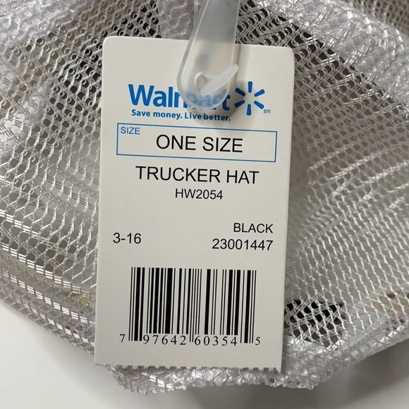 Black and White Trucker Hat with 💩 Emoji 🆕 - Picture 15 of 15